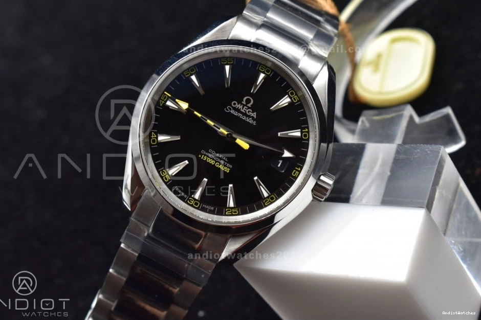 On Bumblebee Edition SS Dial SS Best 1:1 150M Aqua 505 SunProtective A Bracelet VSF Terra Black 0303